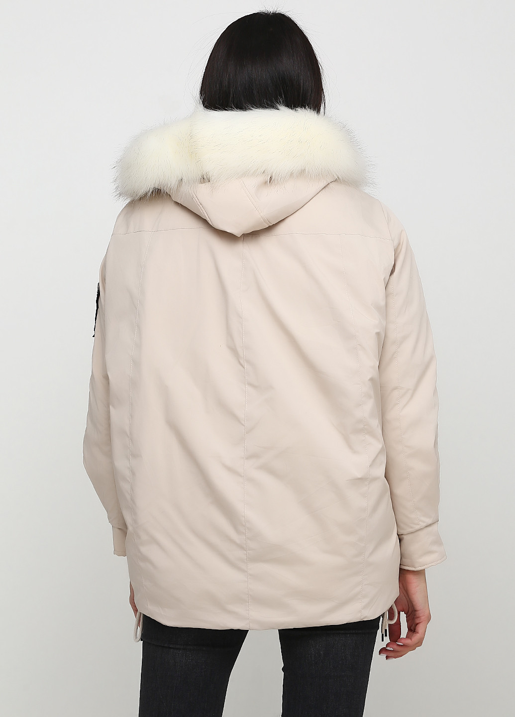 Светло-бежевая зимняя куртка Xinxinfengge