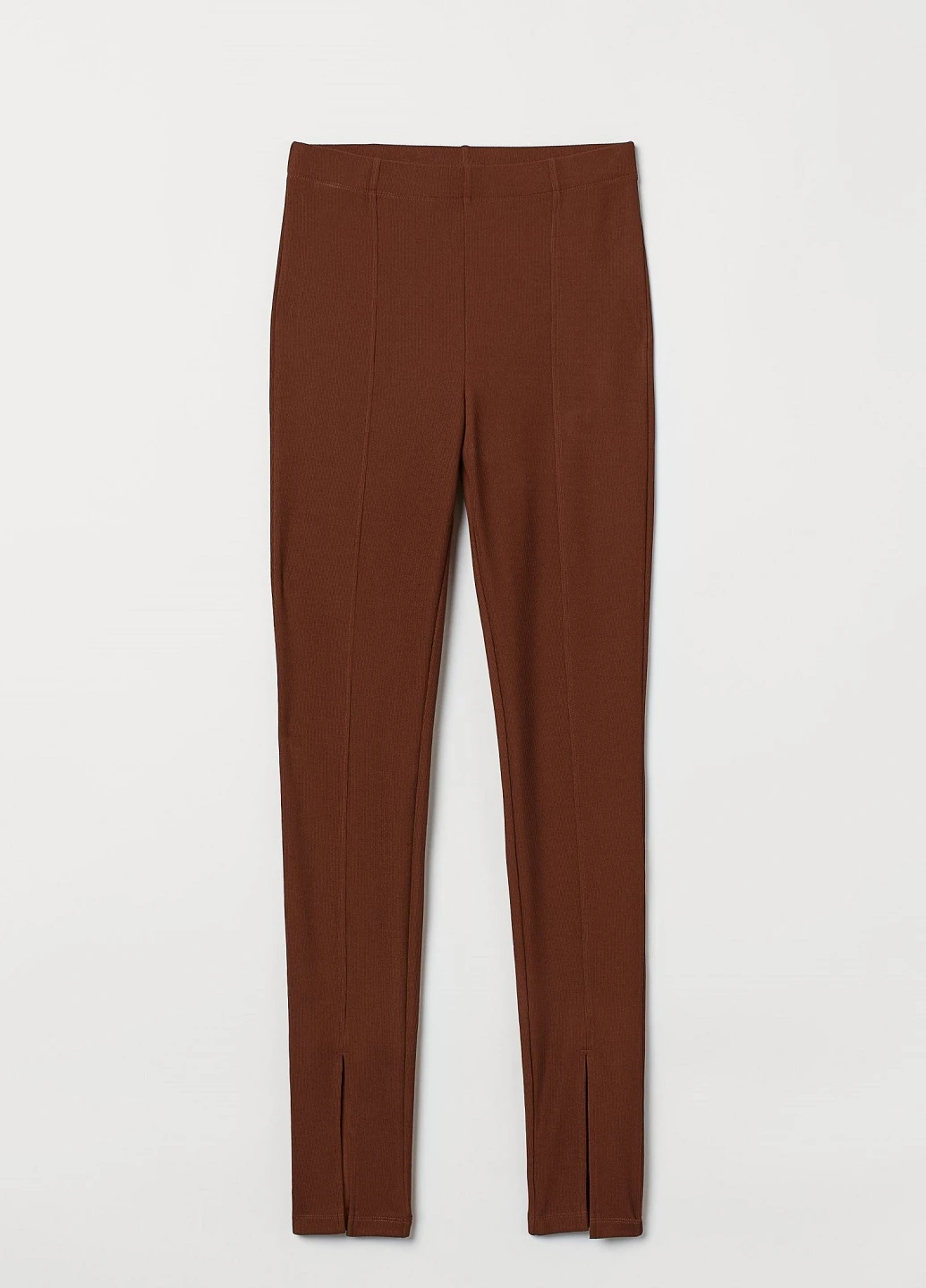 Коричневые демисезонные леггинсы H&M