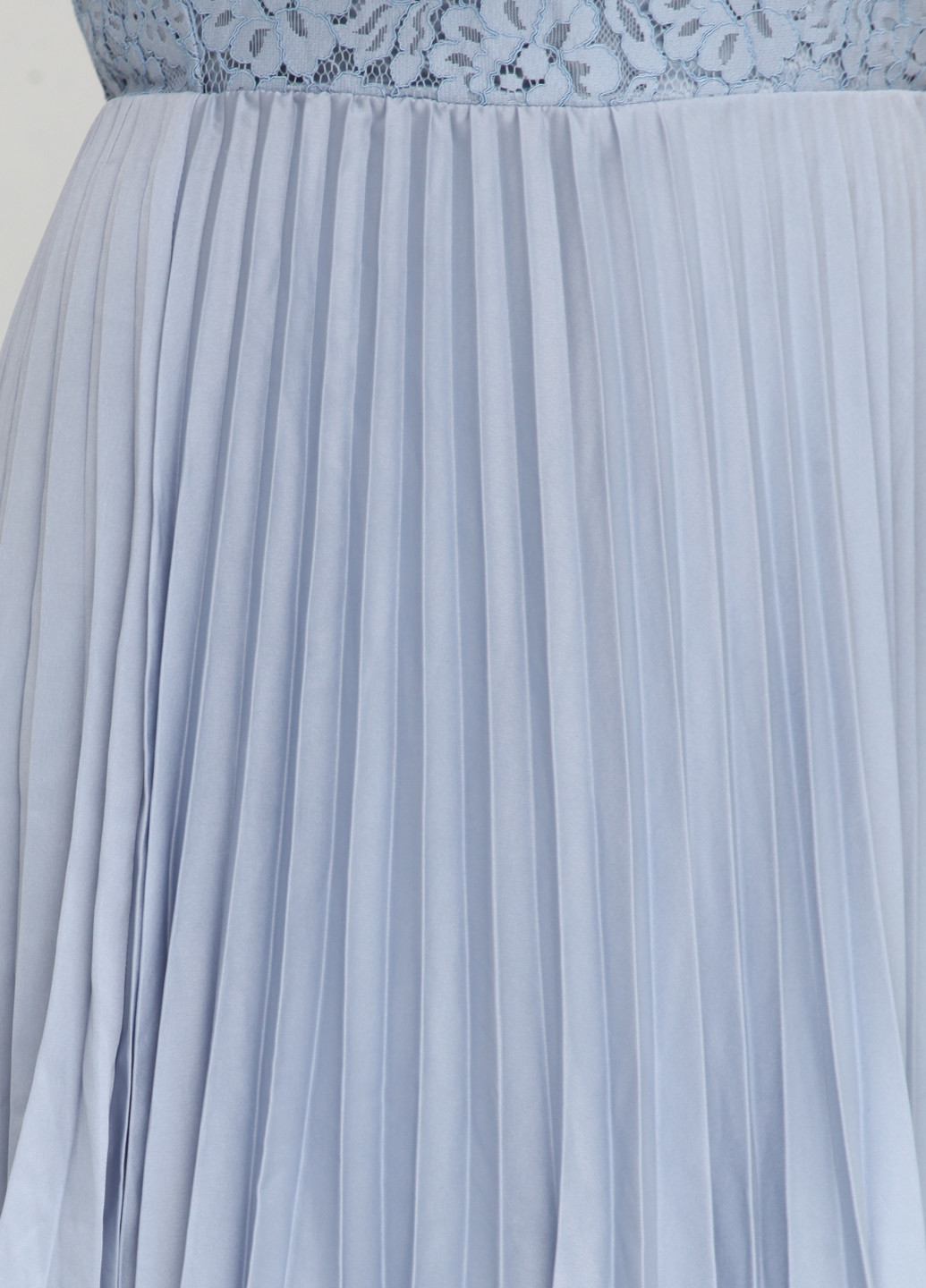 Голубое коктейльное платье с посадкой по талии H&M однотонное