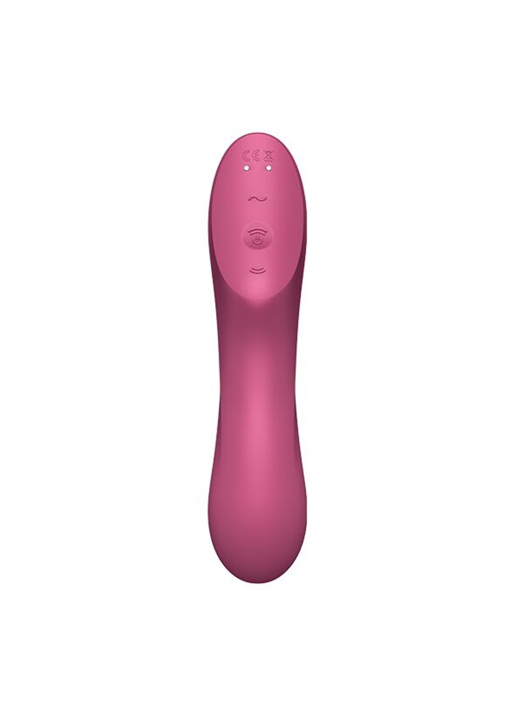 Вакуумний стимулятор із вібрацією Curvy Trinity 3 Red Satisfyer (254785284)