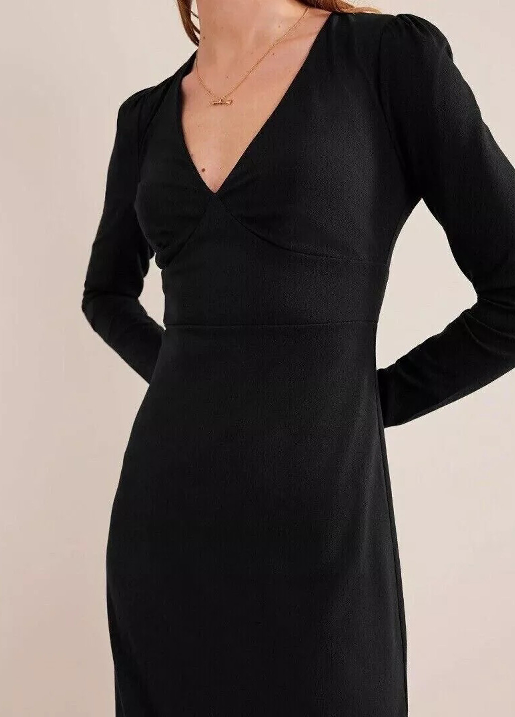 Чорна кежуал, вечірня сукня футляр Boden однотонна