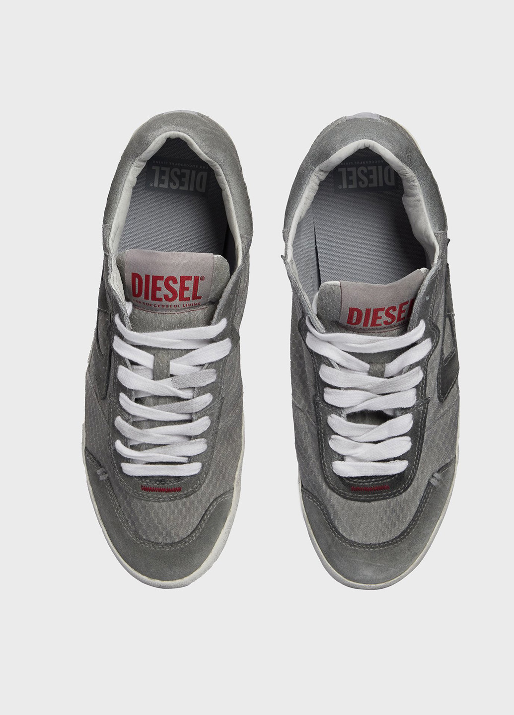 Серые всесезонные кроссовки Diesel