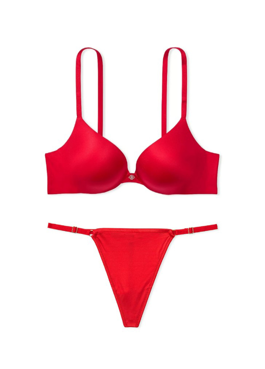 Червоний демісезонний комплект (бюстгальтер, трусики) Victoria's Secret