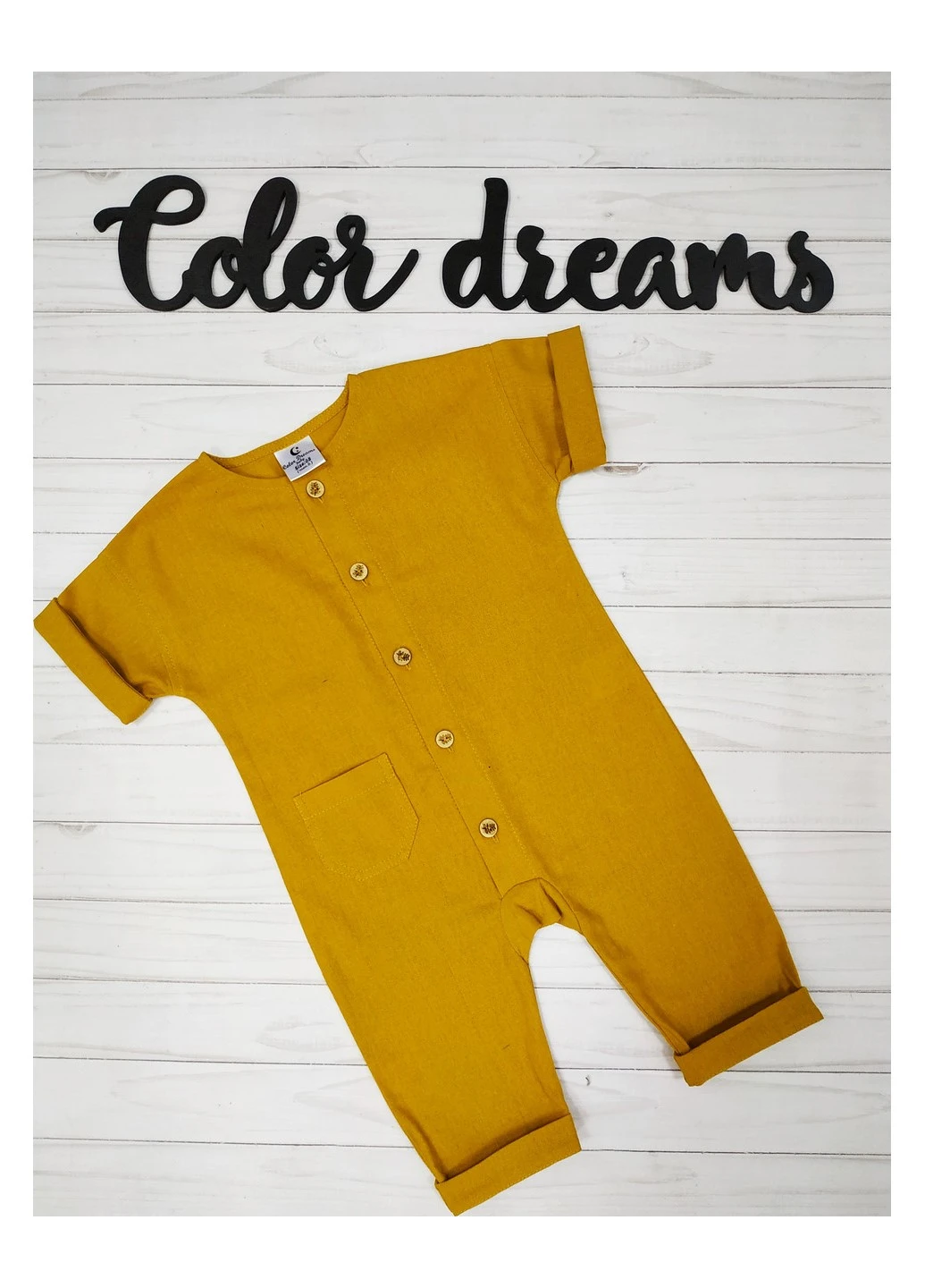 Ромпер 1028/1 92 см Гірчичний Color Dreams (223667399)