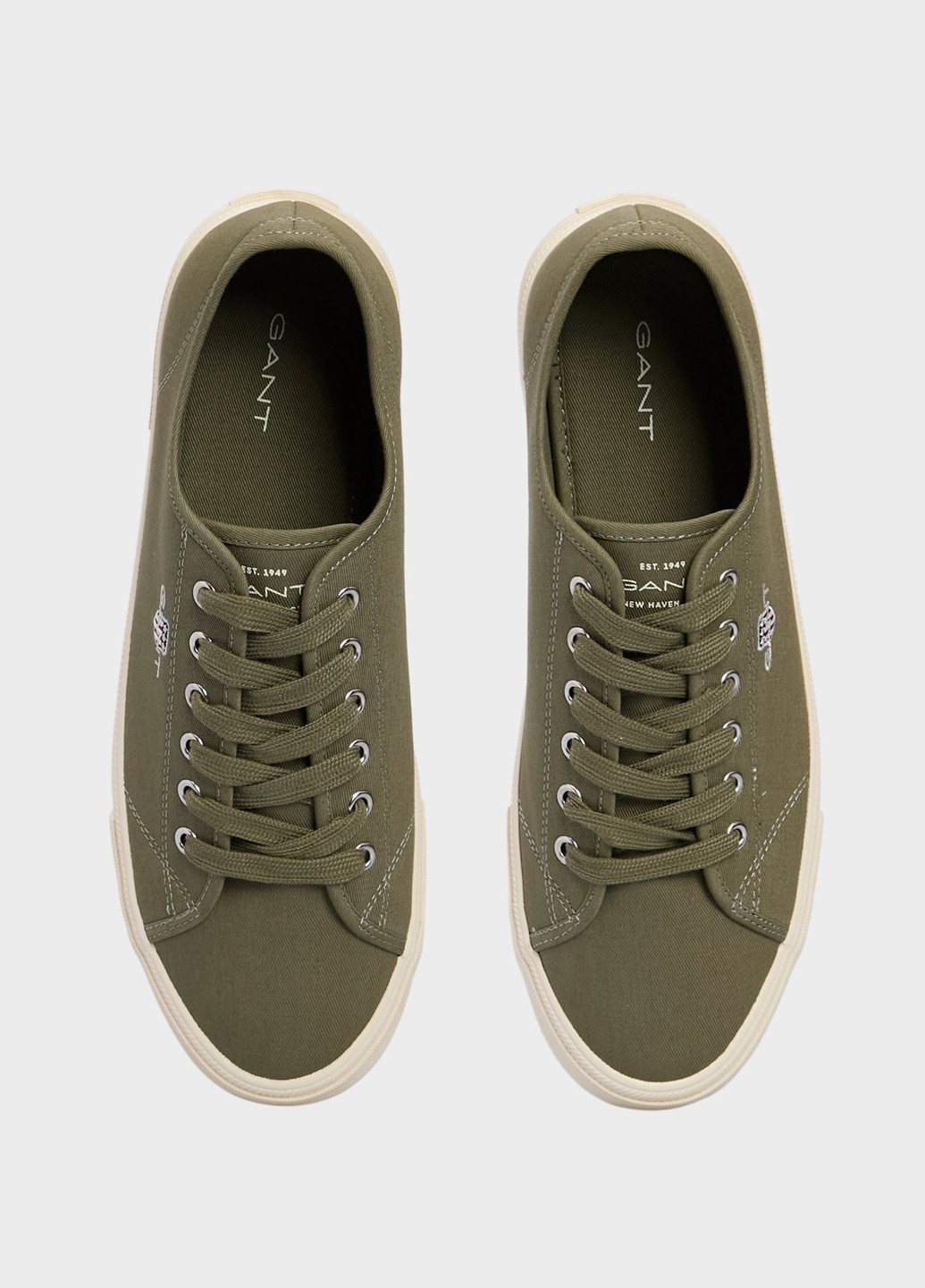 Оливковые кеды Gant