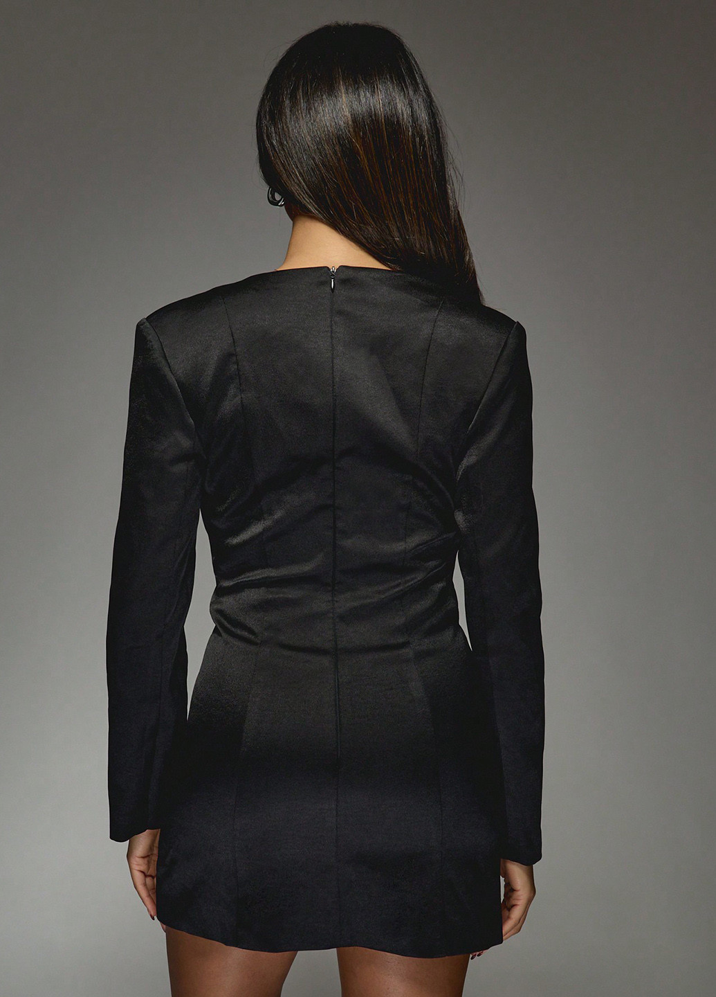 Чорна вечірня сукня футляр SHEIN однотонна