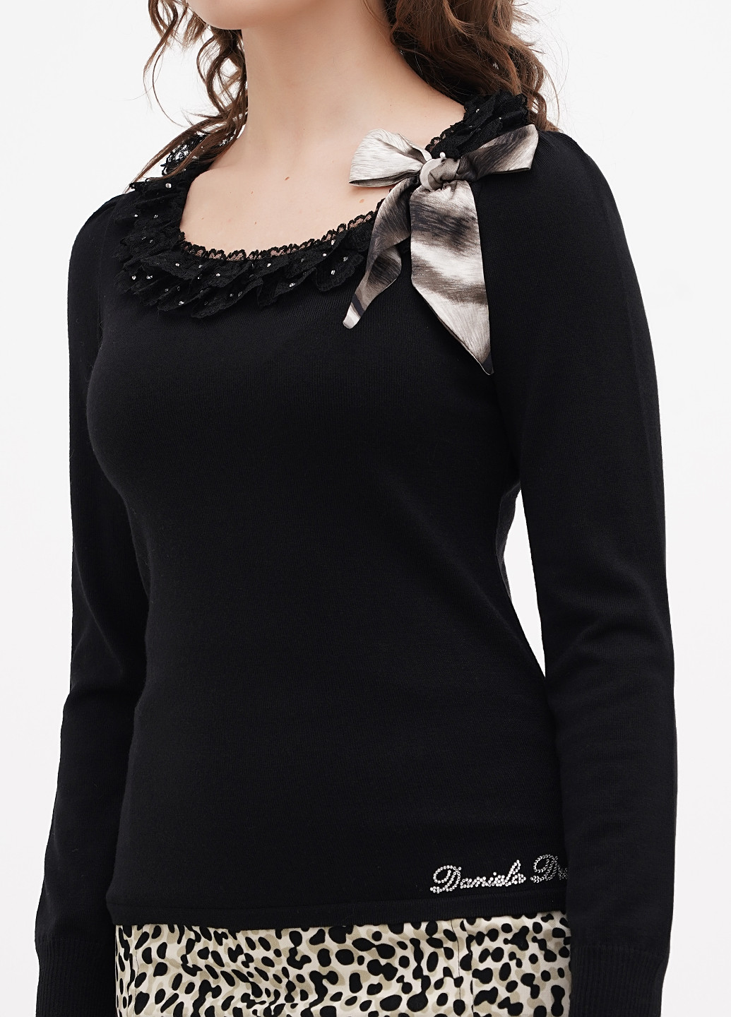 Черный демисезонный джемпер джемпер Daniela Drei