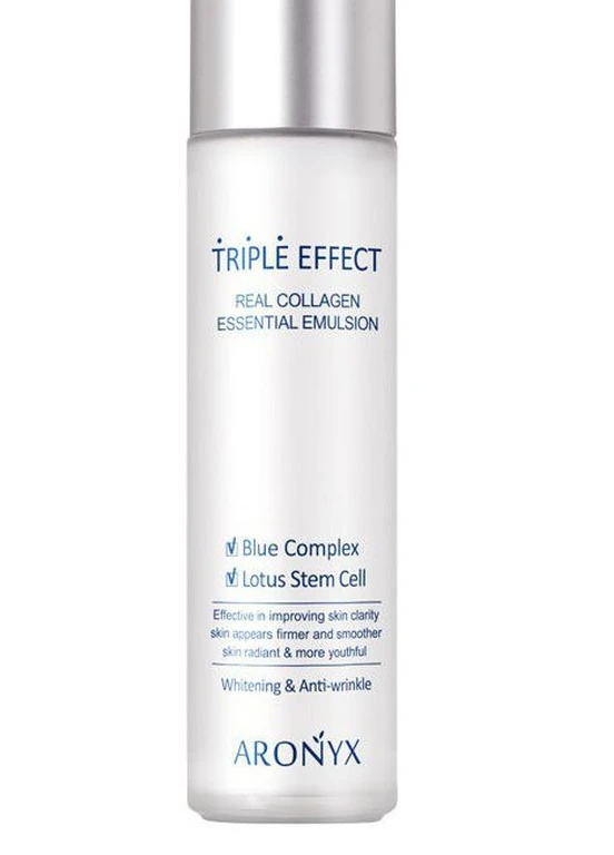 Антивозрастная эмульсия для лица с коллагеном Aronyx Triple Effect Real Collagen Essential Emulsion 150 мл Medi Flower (251328229)