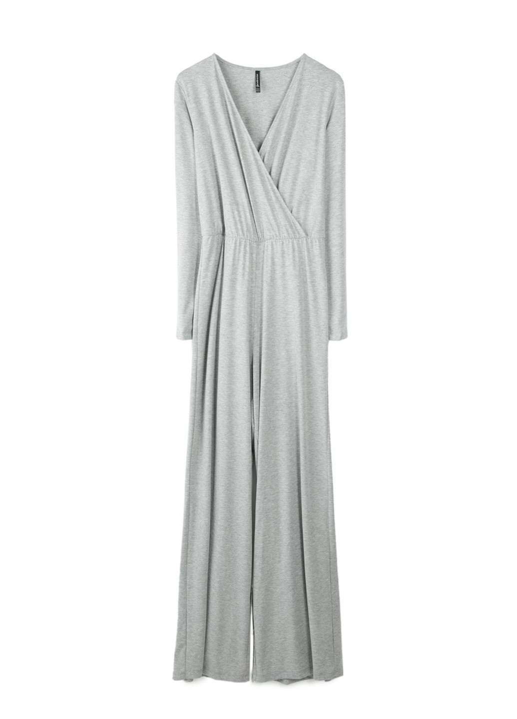 Комбінезон Stradivarius комбінезон-брюки меланж сірий кежуал поліестер