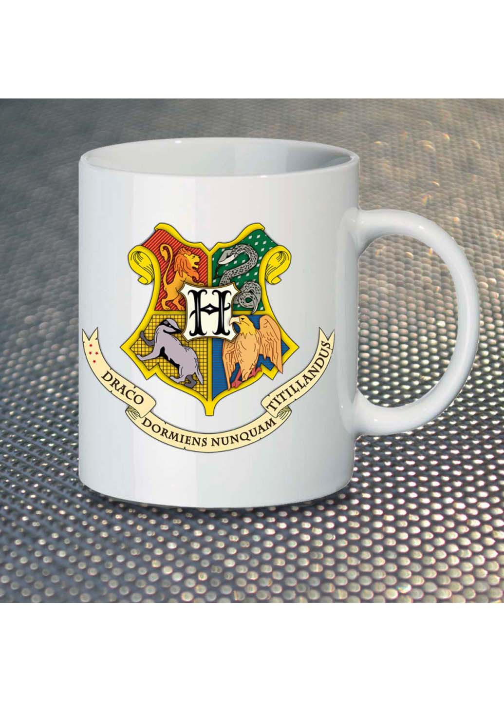 Чашка Fan Girl Герб Хогвартса Гарри Поттер New 330 мл (254915512)