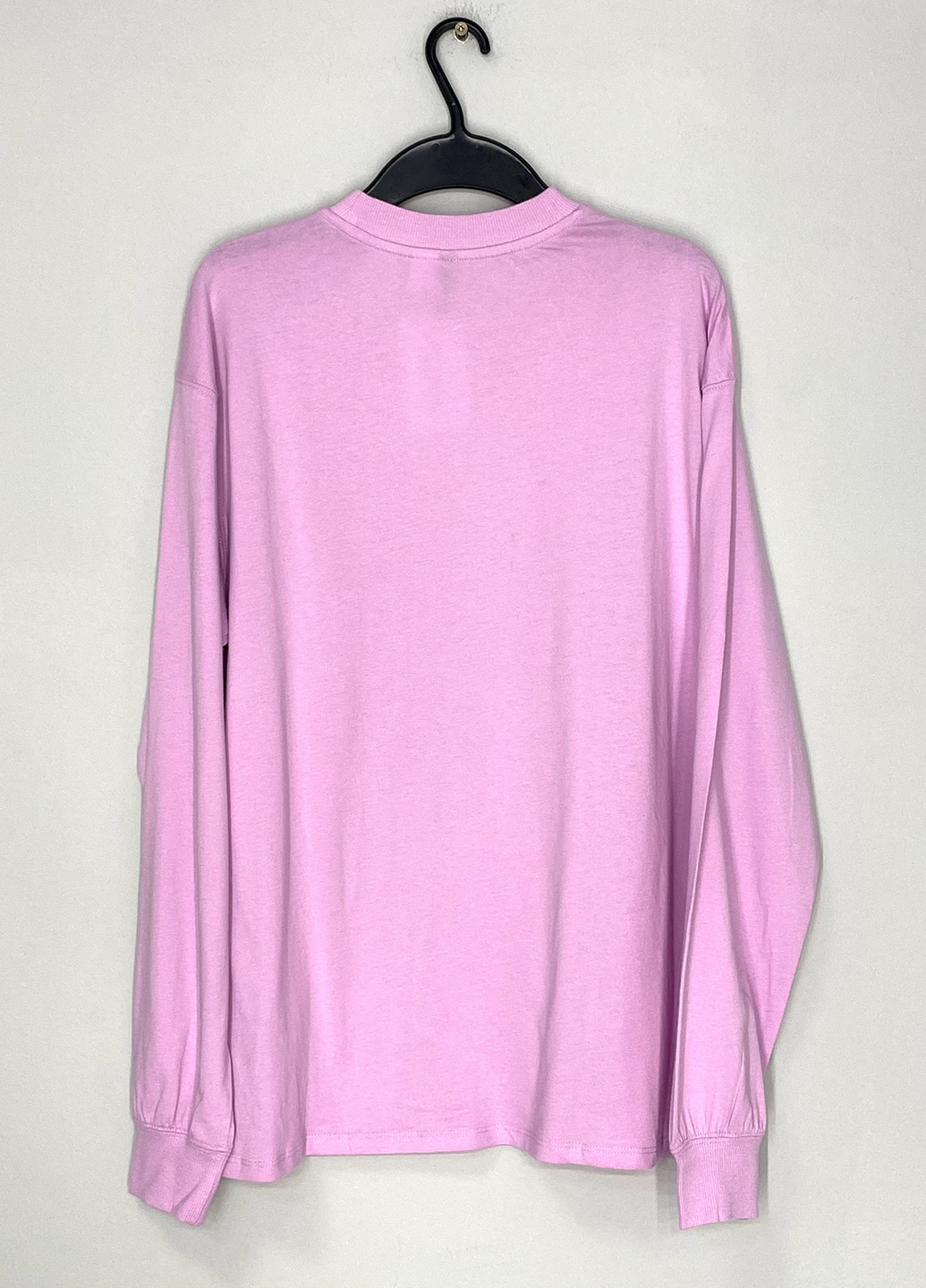 Лонгслів H&M написи рожево-лілові кежуали бавовна, трикотаж