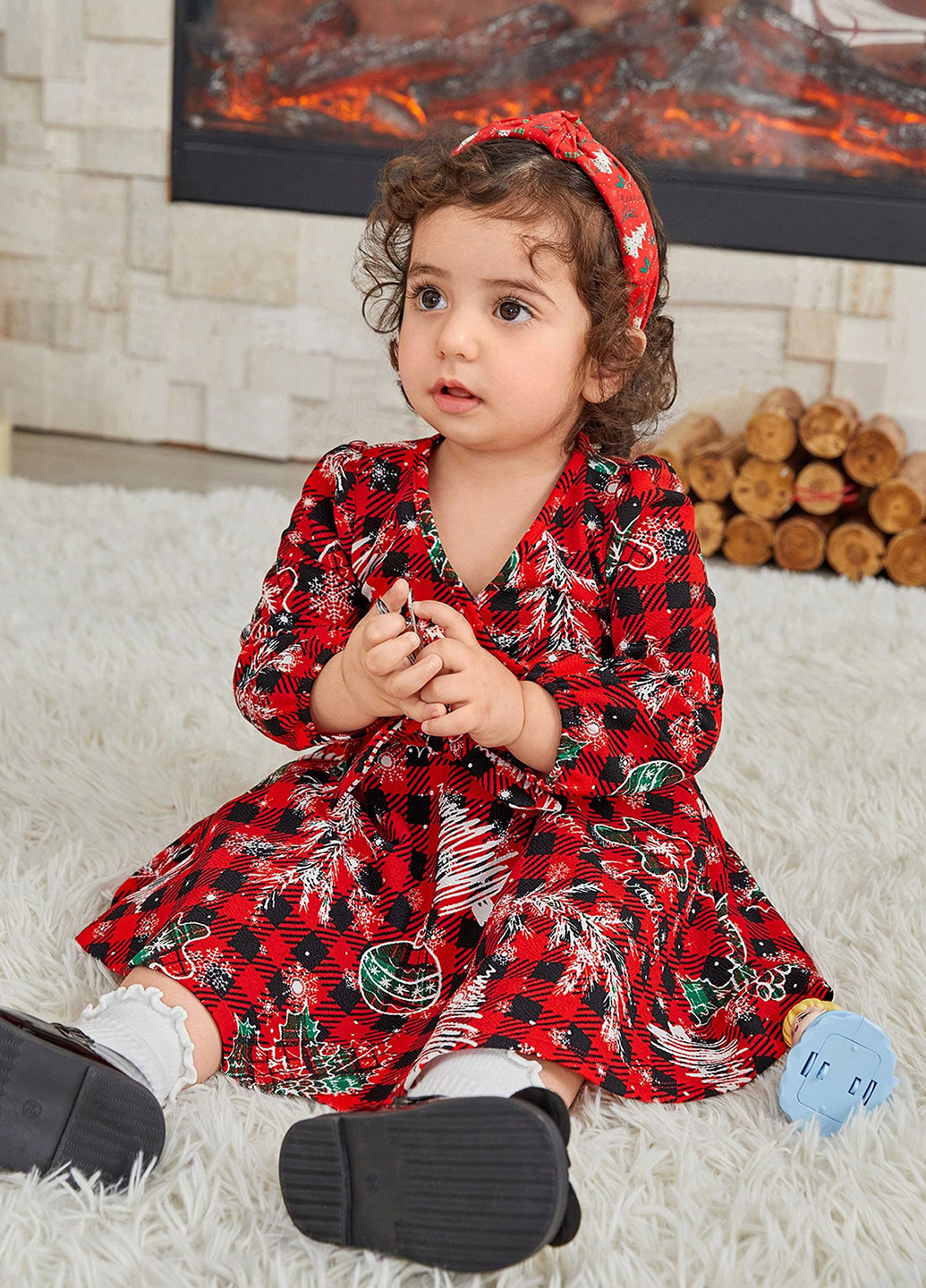 Красное платье SHEIN (331535778)