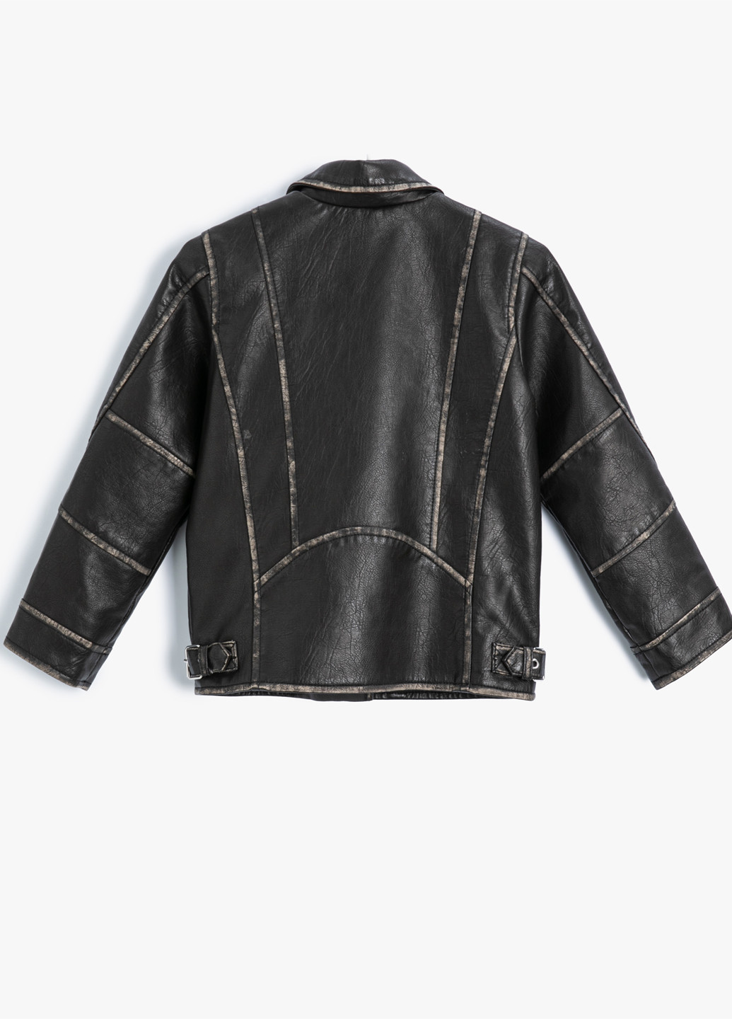 Черная демисезонная куртка косуха KOTON