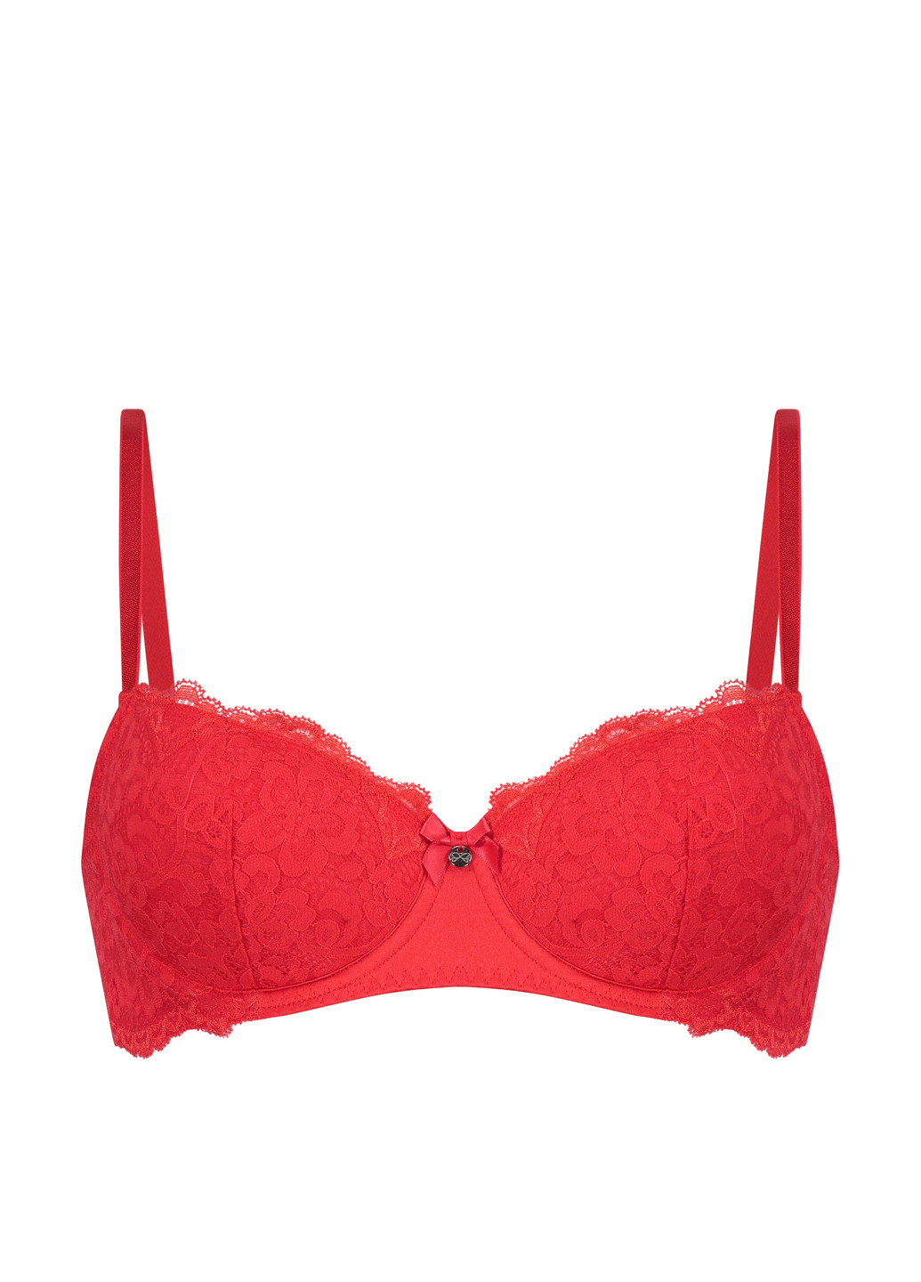 Червоний балконет бюстгальтер Hunkemoller з кісточками поліамід