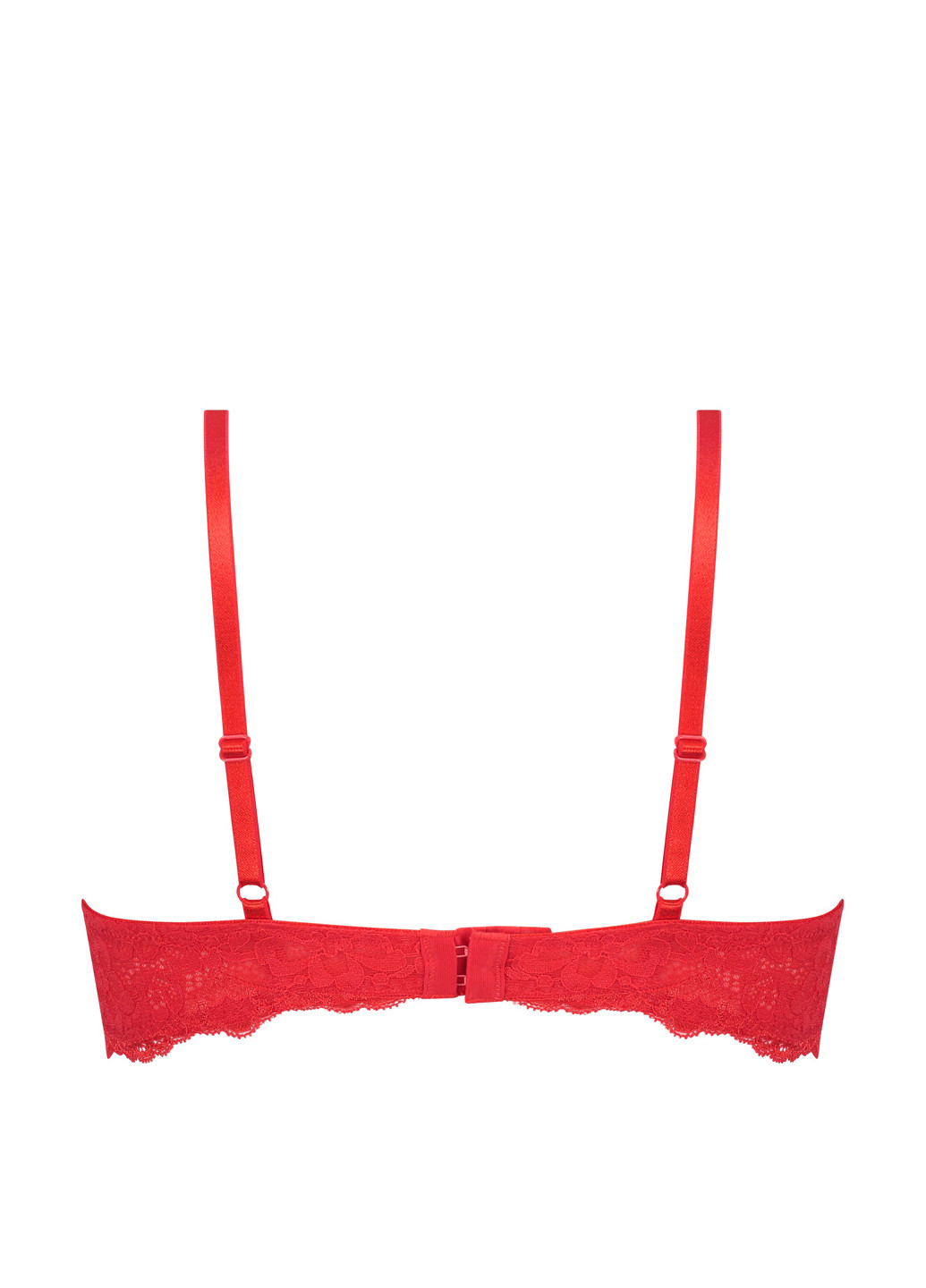 Червоний балконет бюстгальтер Hunkemoller з кісточками поліамід