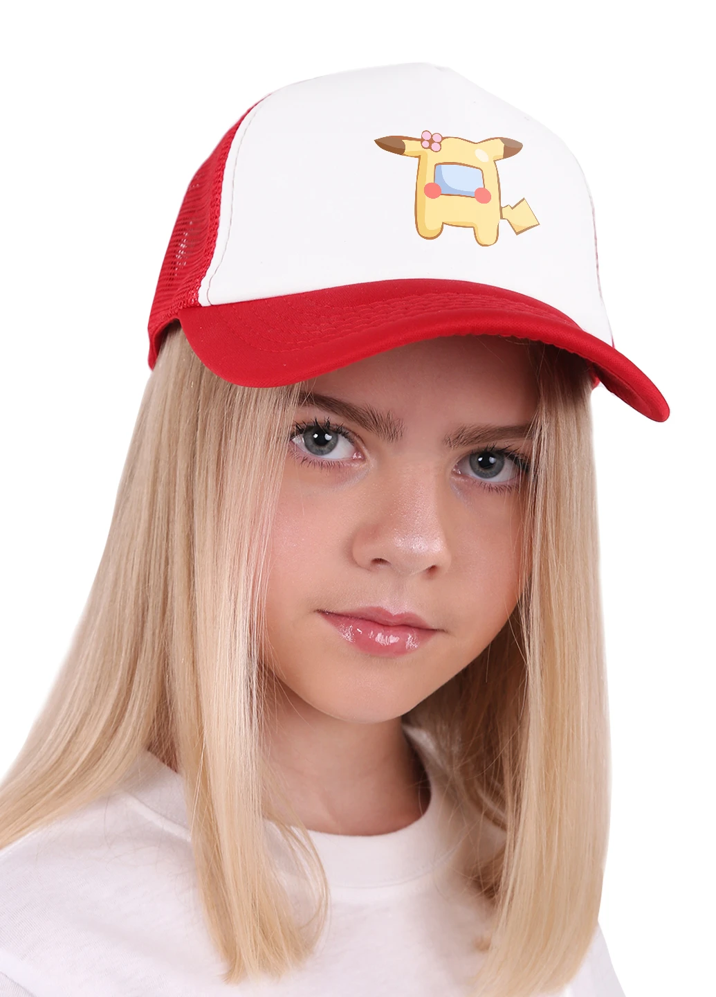 Кепка Тракер дитяча Амонг Ас Покемон Пікачу (Among Us Pokemon Pikachu) (33404-2419) MobiPrint (220824454)