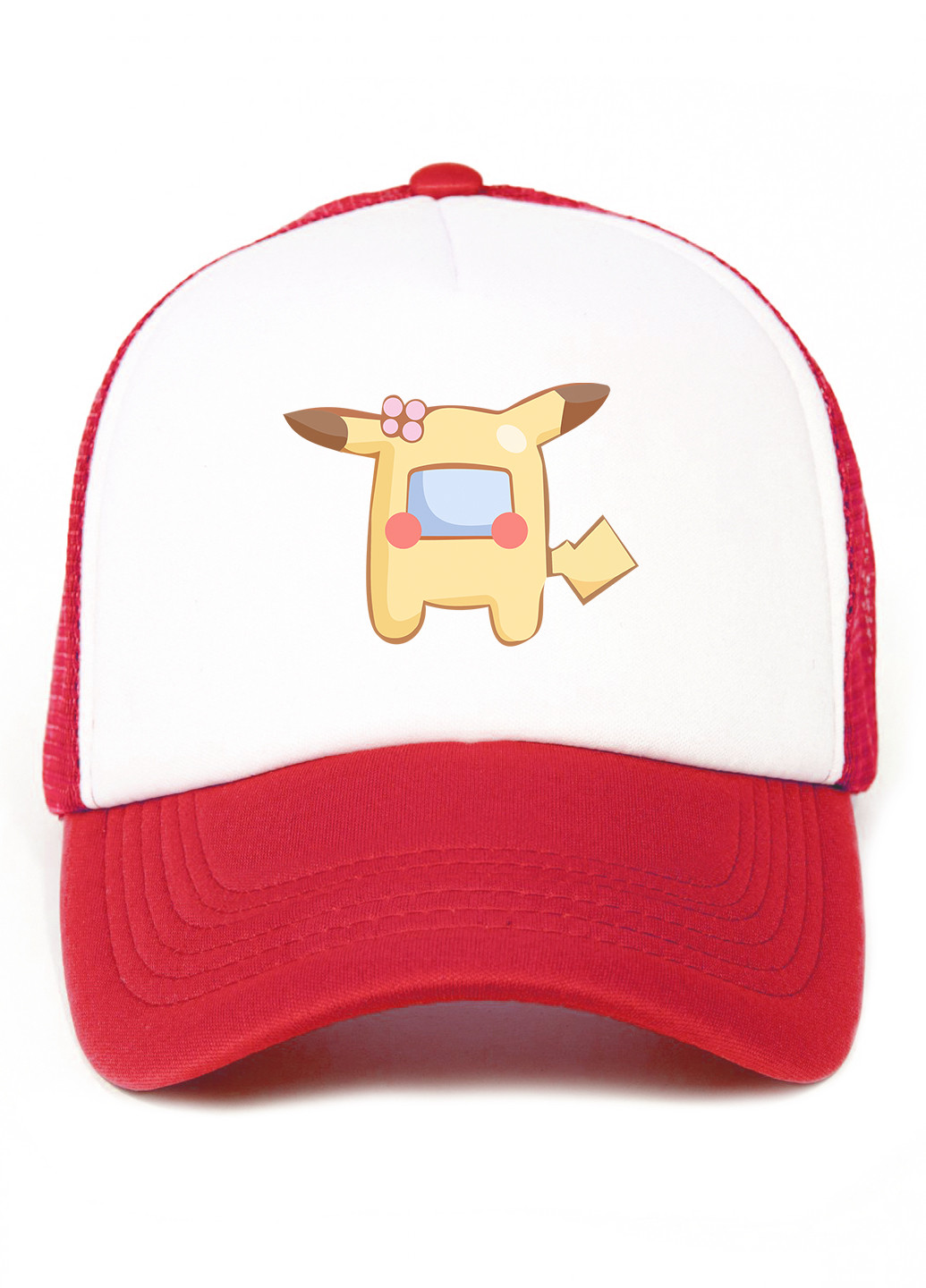 Кепка Тракер дитяча Амонг Ас Покемон Пікачу (Among Us Pokemon Pikachu) (33404-2419) MobiPrint (220824454)
