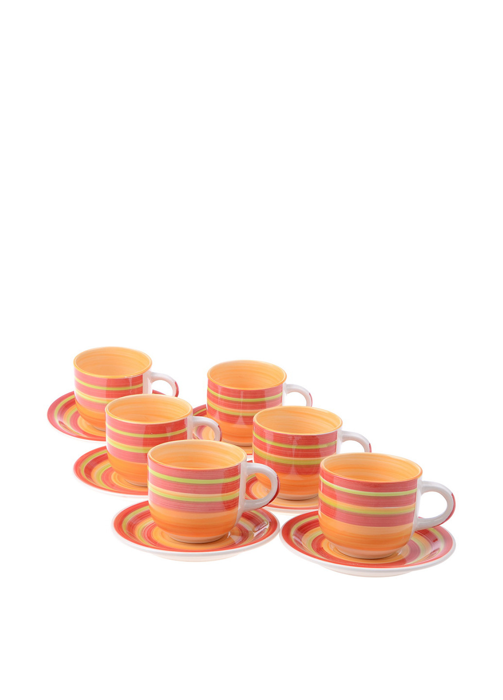 Чашка с блюдцем (6 шт.), 340 мл Lora (105002521)