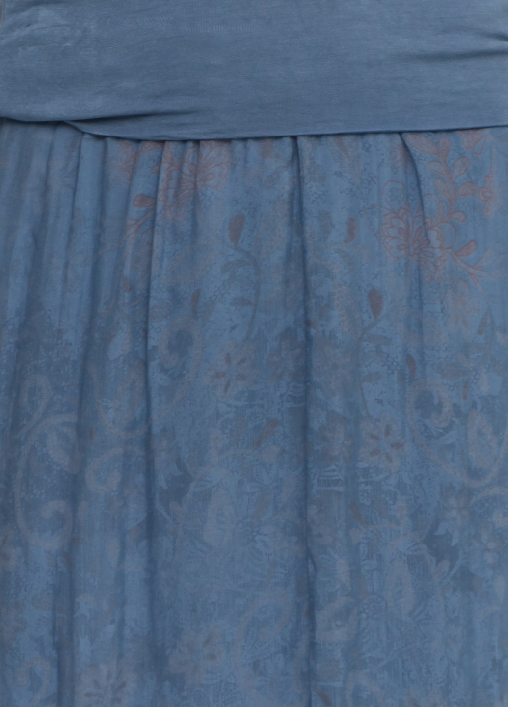 Серо-синяя кэжуал с абстрактным узором юбка Made in Italy