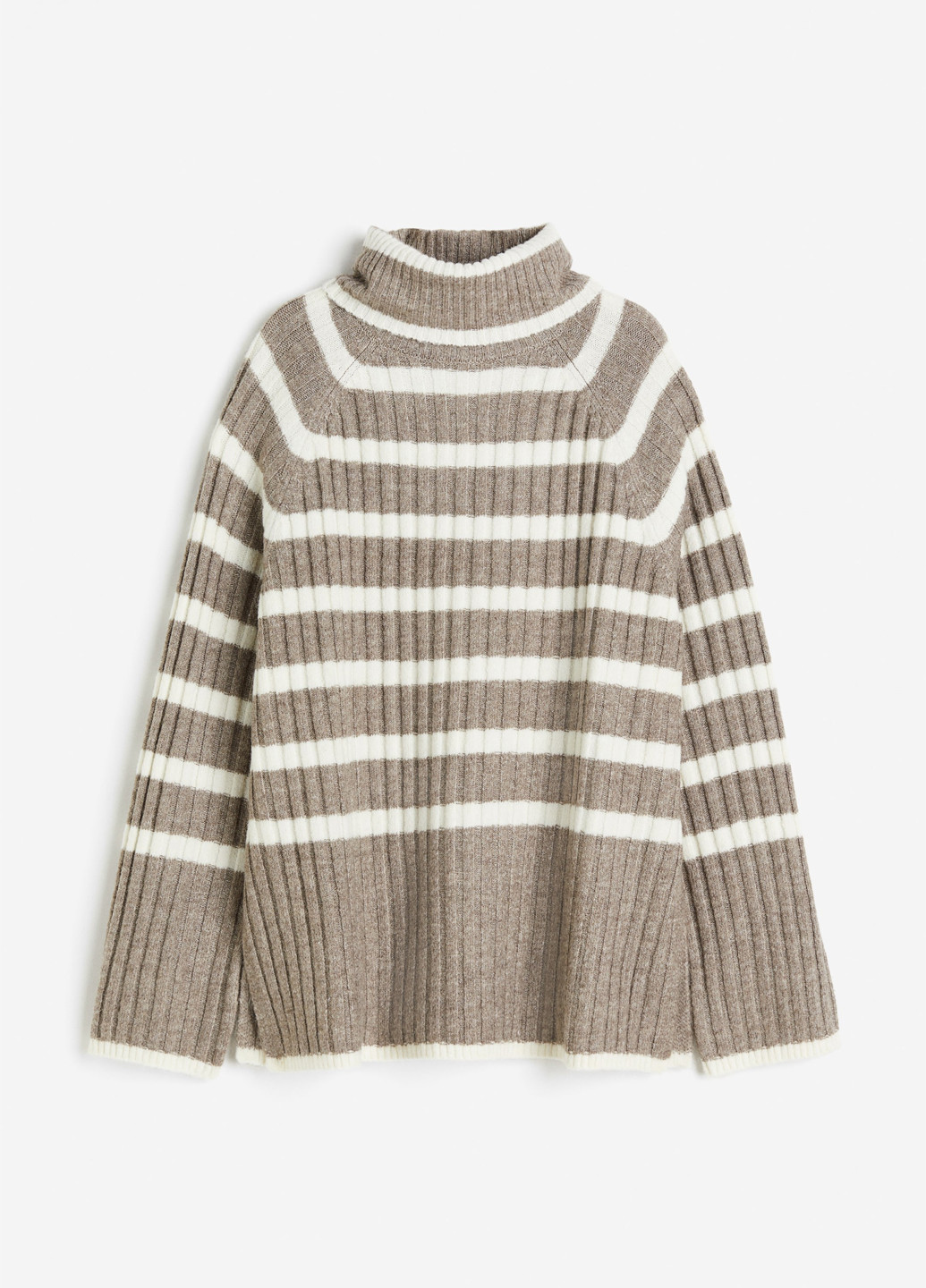 Бежевий зимовий светр H&M