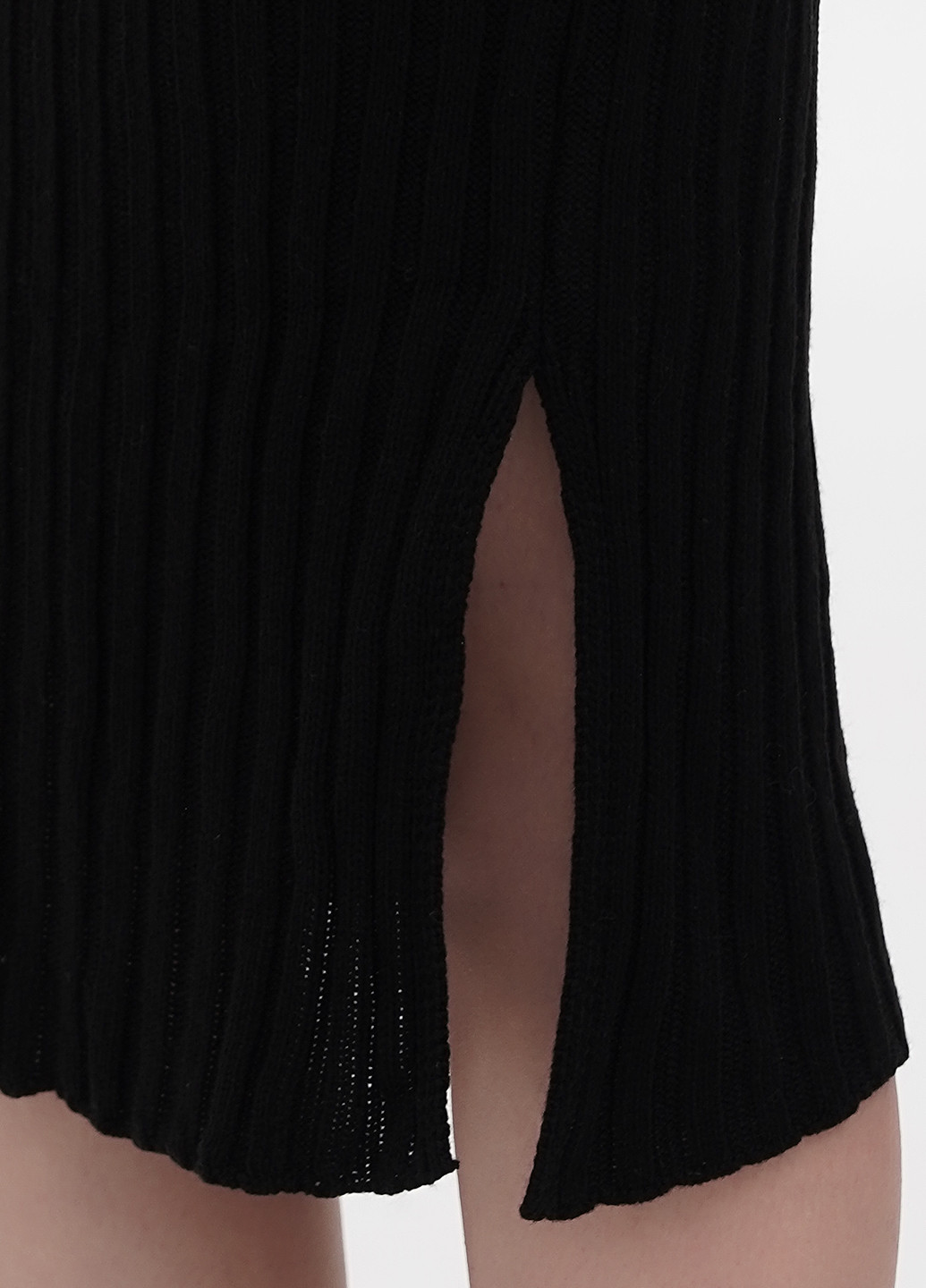 Чорна кежуал сукня сукня светр Boohoo однотонна