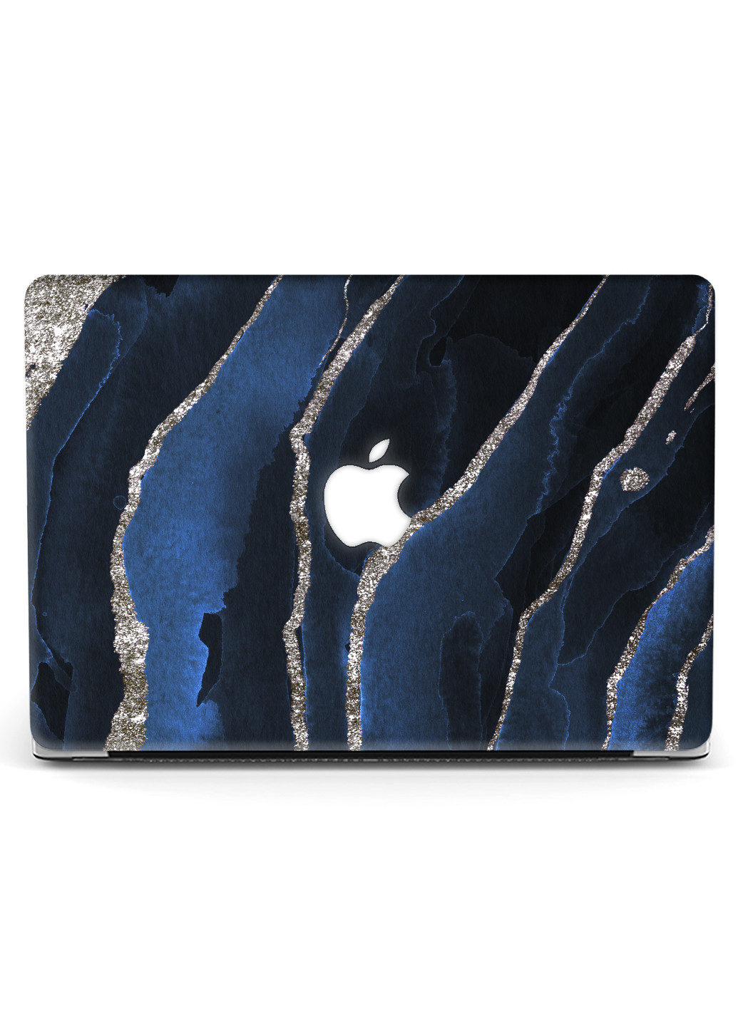 Чехол пластиковый для Apple MacBook Pro 13 A1706 / A1708 / A1989 / A2159 / A1988 Темно-синий мрамор (9648-2759) MobiPrint (219125937)