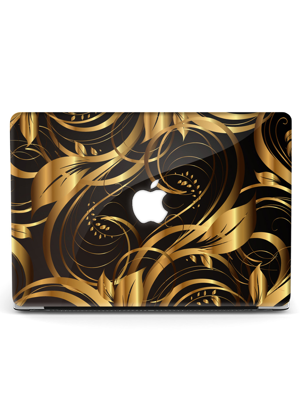 Чохол пластиковий для Apple MacBook Pro 13 A1706/A1708/A1989/A2159/A1988 Золоті вензелі (Golden monograms) (9648-2316) MobiPrint (218987363)