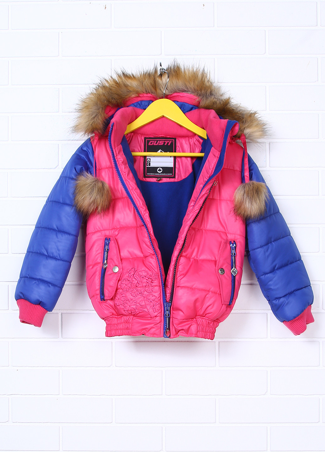 Рожева зимня куртка Gusti Boutique