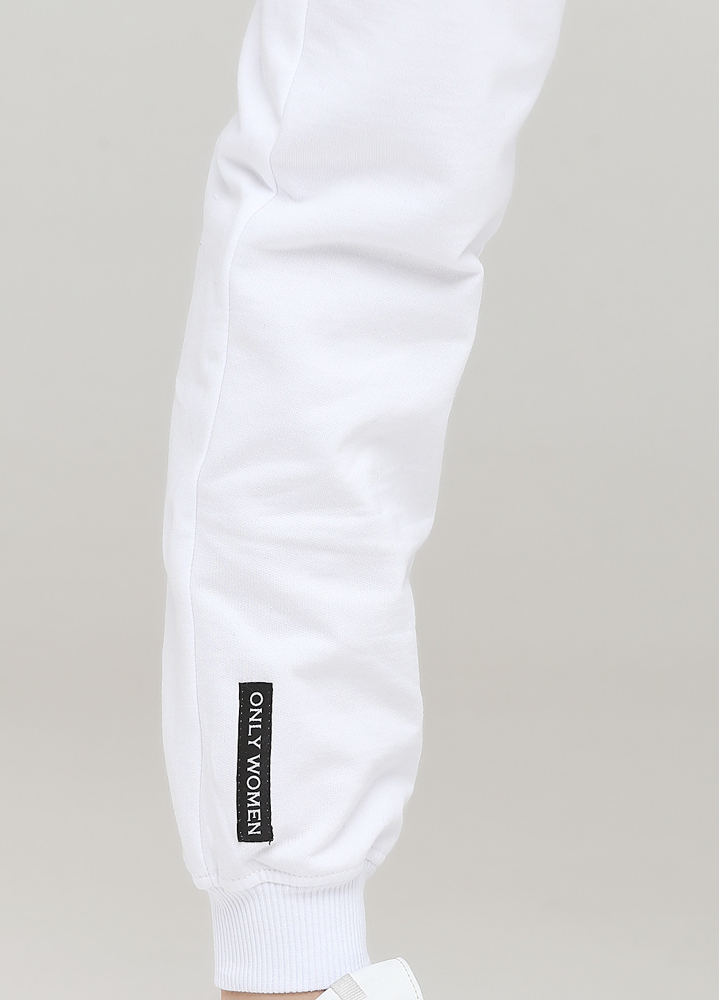 Белые спортивные демисезонные джоггеры брюки Only Women