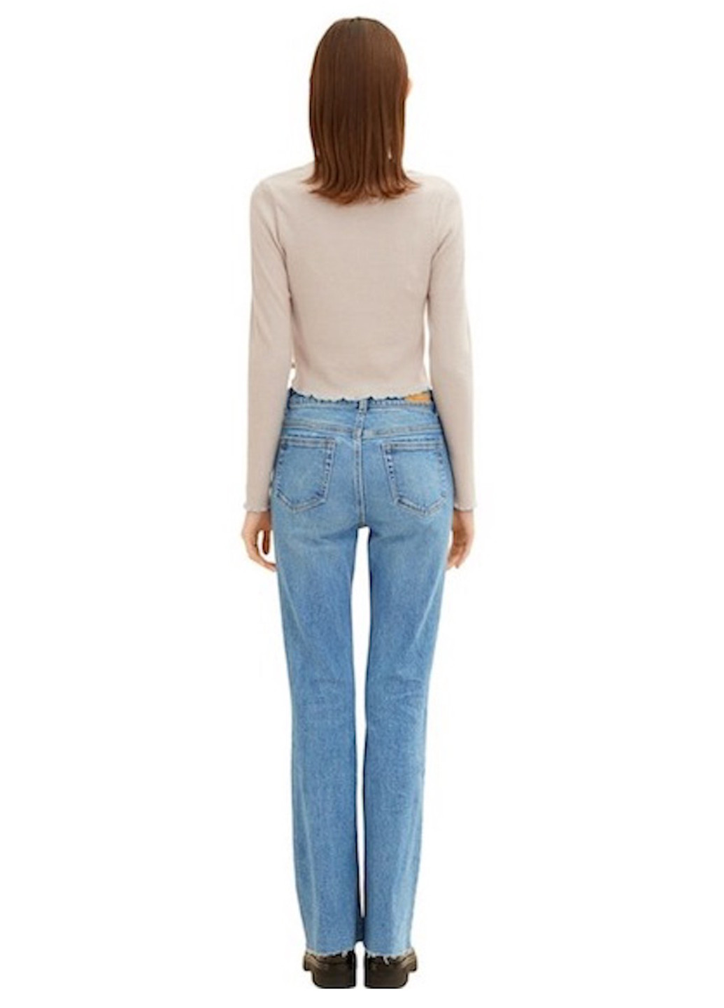 Серо-бежевый демисезонный джемпер джемпер Tom Tailor