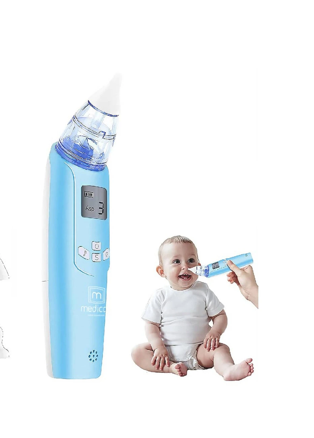 Назальный аспиратор (соплеотсос) Medica+ Medica+ Nose Cleaner 7.0 (252552453)