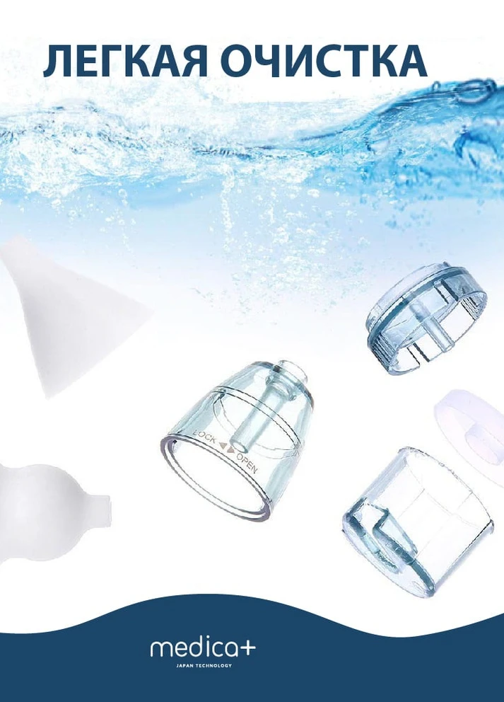 Назальный аспиратор (соплеотсос) Medica+ Medica+ Nose Cleaner 7.0 (252552453)