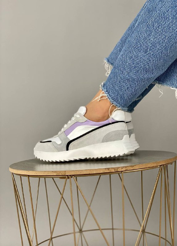 Белые зимние кроссовки shoesband Brand