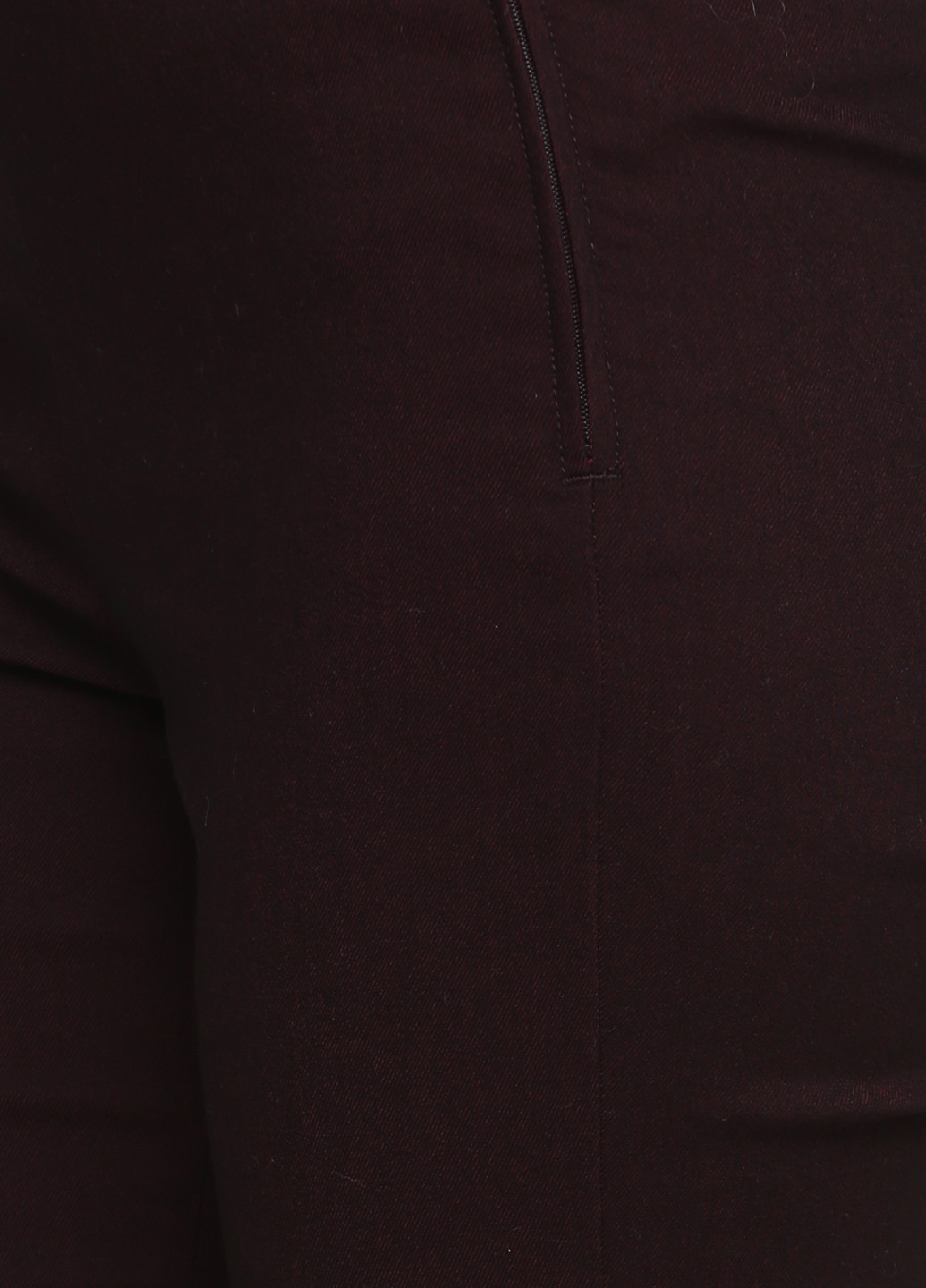 Темно-бордовые кэжуал демисезонные зауженные брюки H&M
