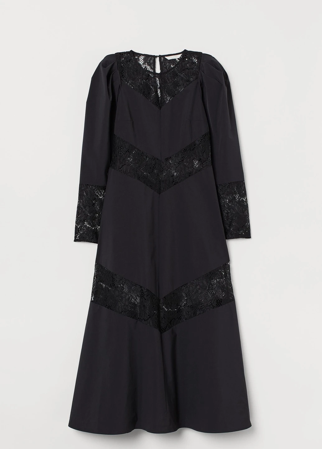 Черное кэжуал платье H&M однотонное
