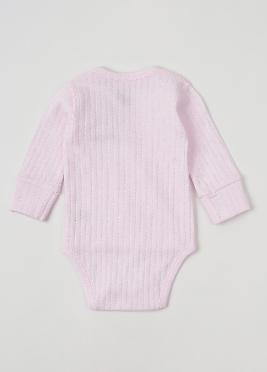 Розовый демисезонный комплект (шапка, боди, ползунки) KRAKO