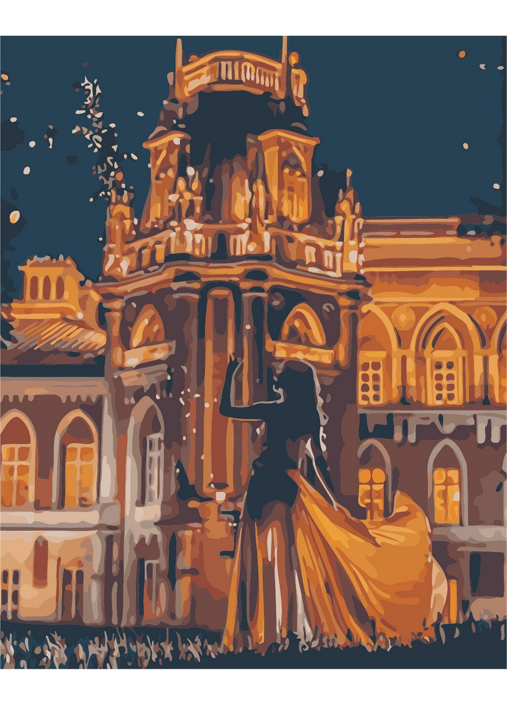 Картина за номерами "Чарівний вечір" 40х50 см ArtStory (253102547)