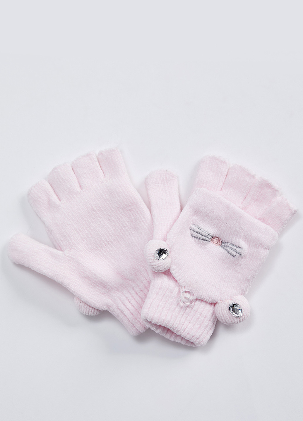 Перчатки DeFacto светло-розовые кэжуалы полиэстер