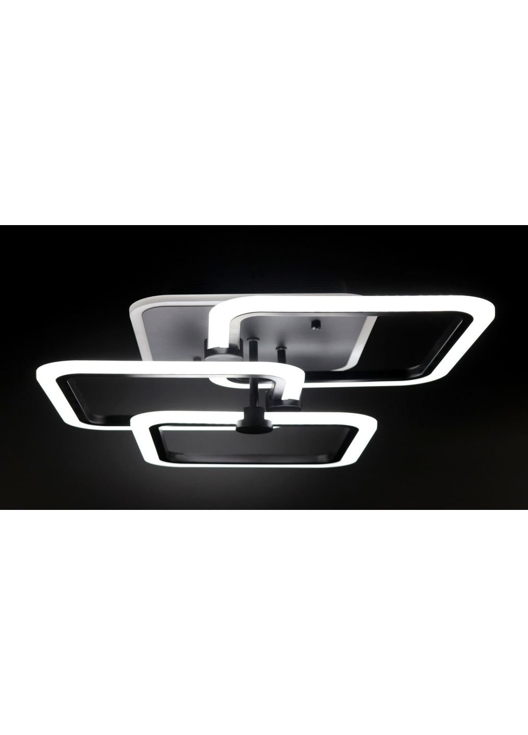 Люстра стельова LED з пультом A2503/3S-RGB-bk Чорний 13х45х53 см. Sunnysky (253528122)