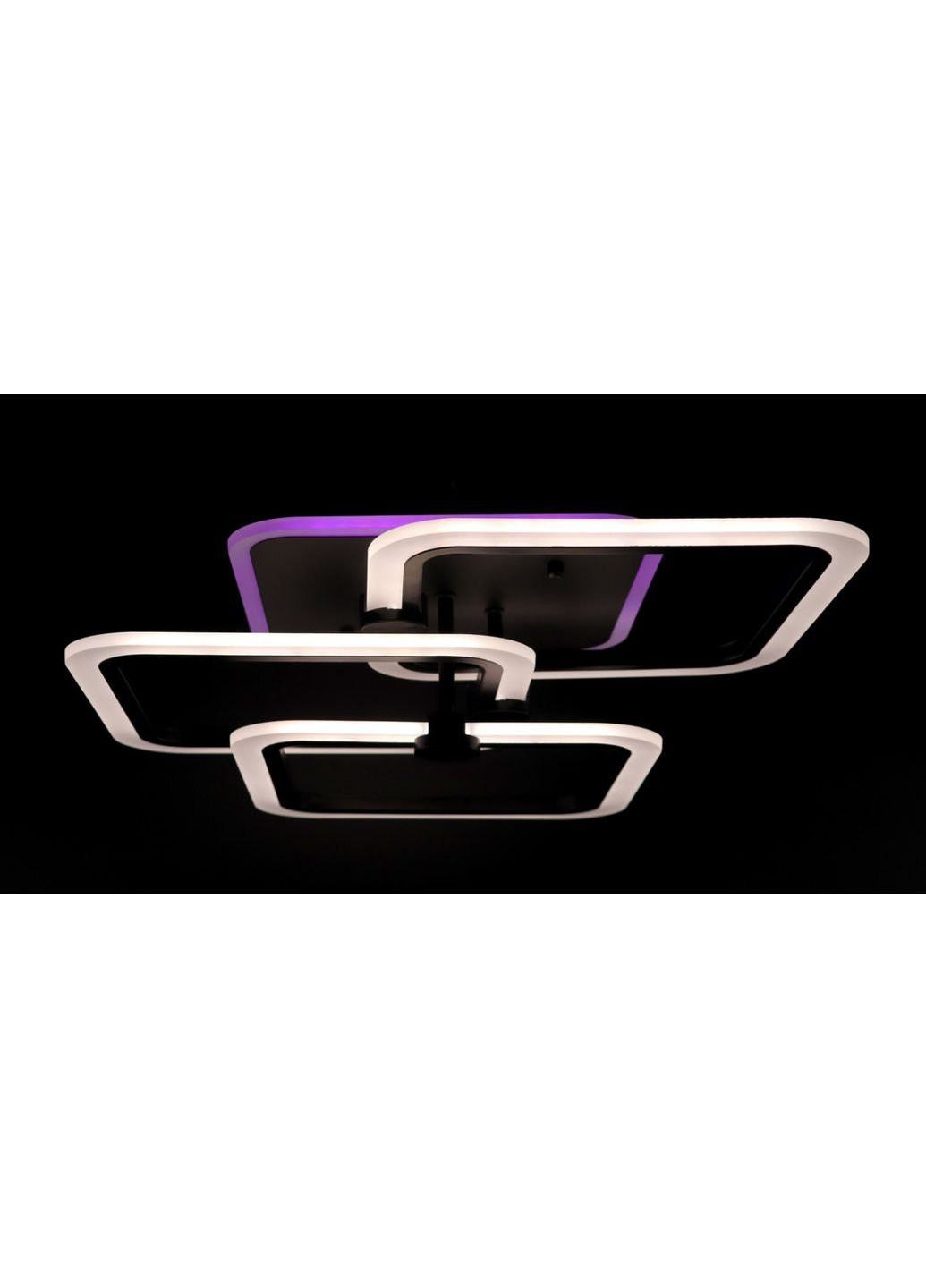 Люстра потолочная LED с пультом A2503/3S-RGB-bk Черный 13х45х53 см. Sunnysky (253528122)