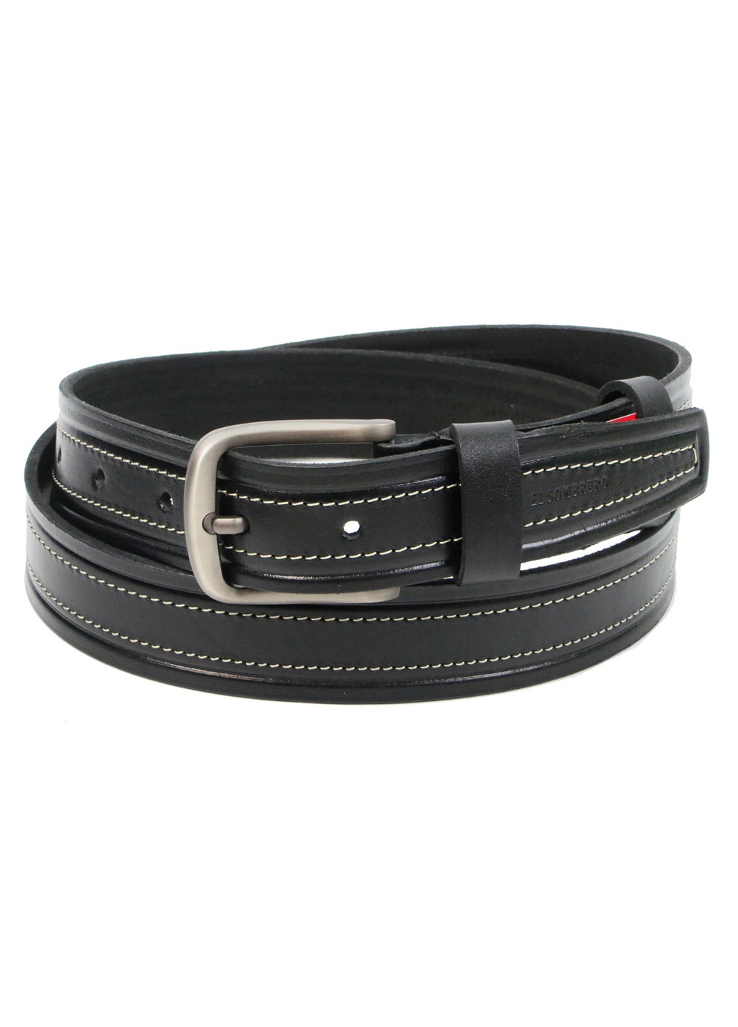 Мужской кожаный ремень 126-146х3,8 см Skipper (252413435)