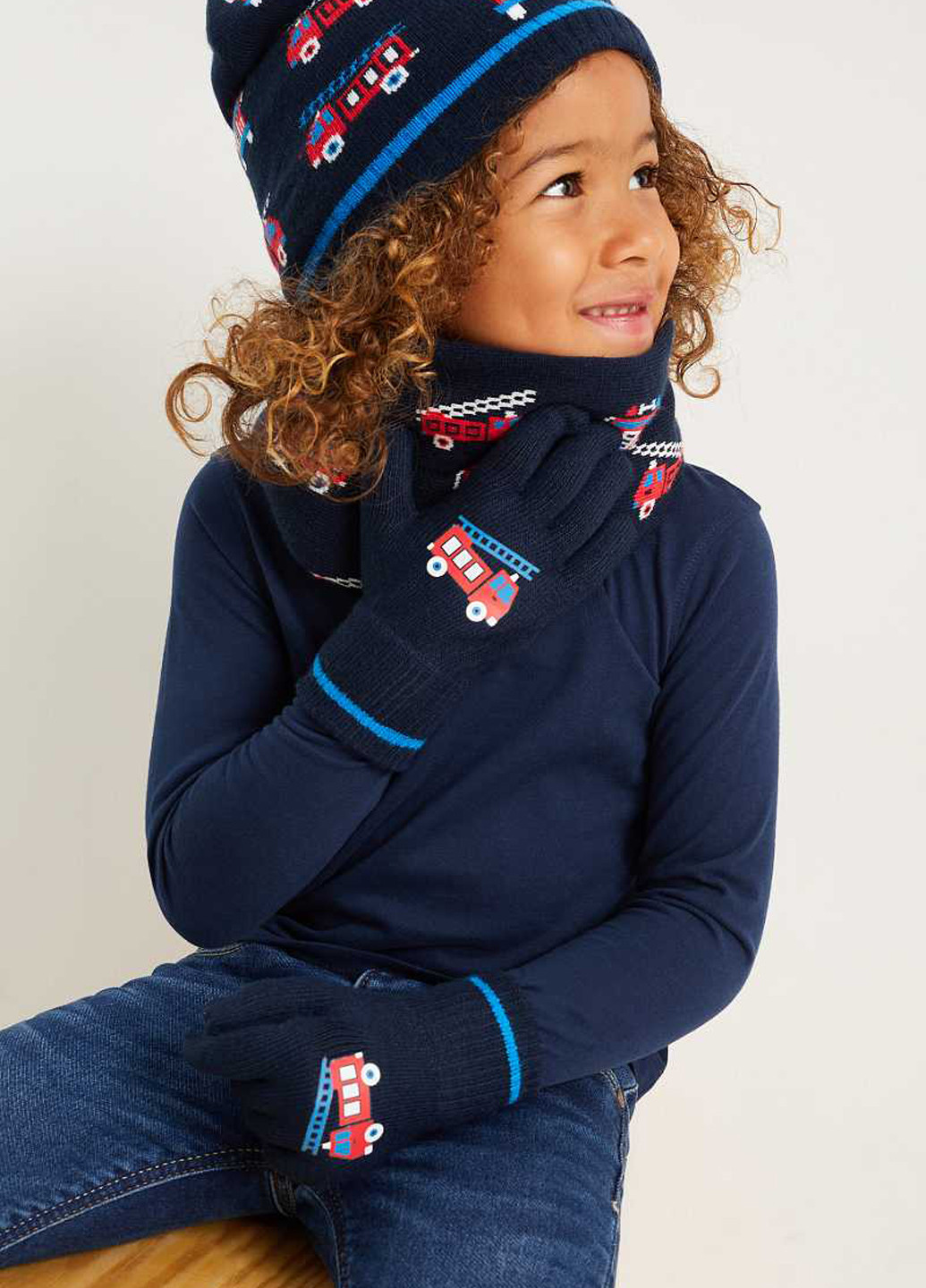 Комплект (шапка, шарф-снуд, рукавички) C&A (369838910)