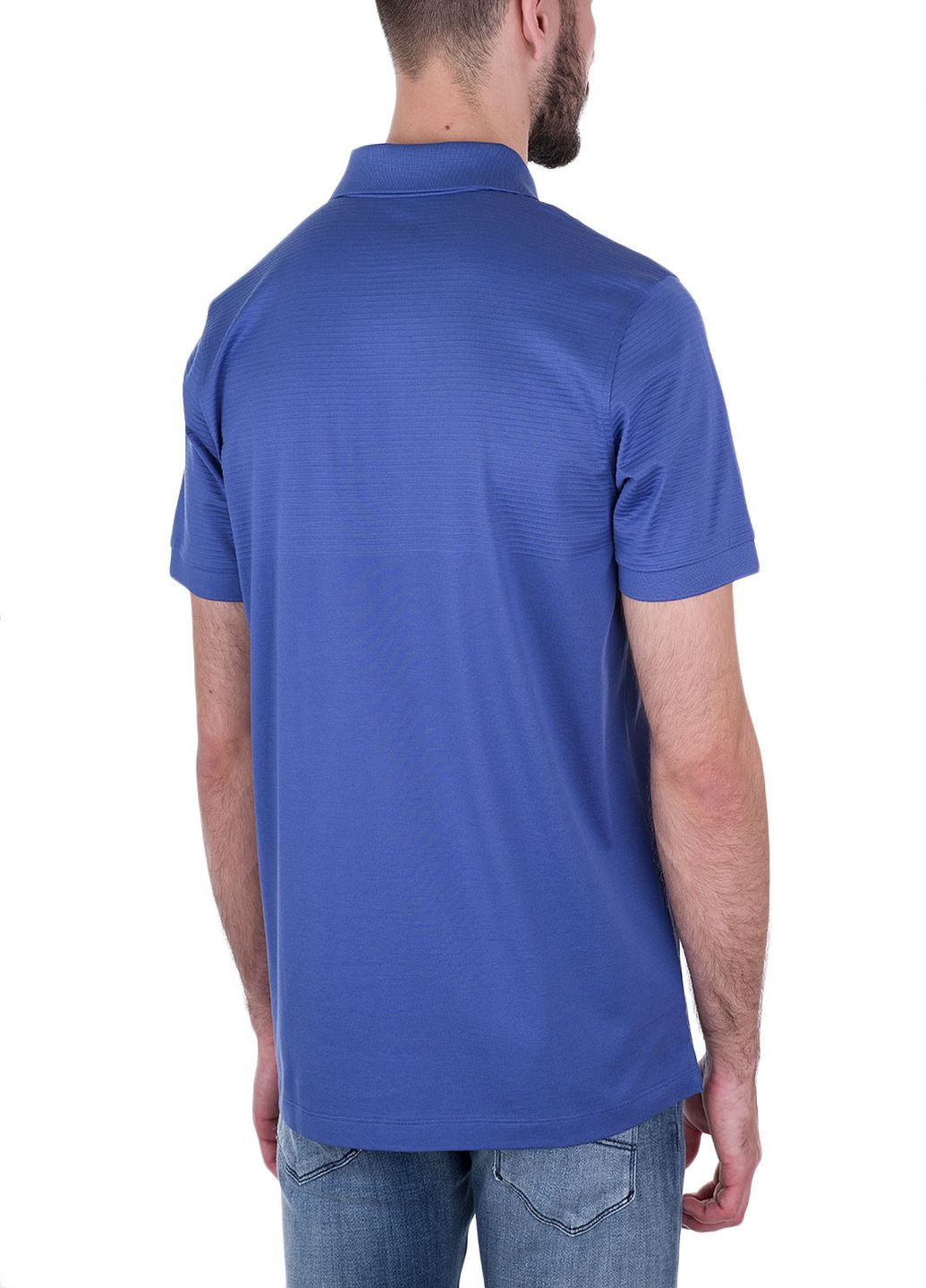 Синяя футболка-поло для мужчин Bogner однотонная