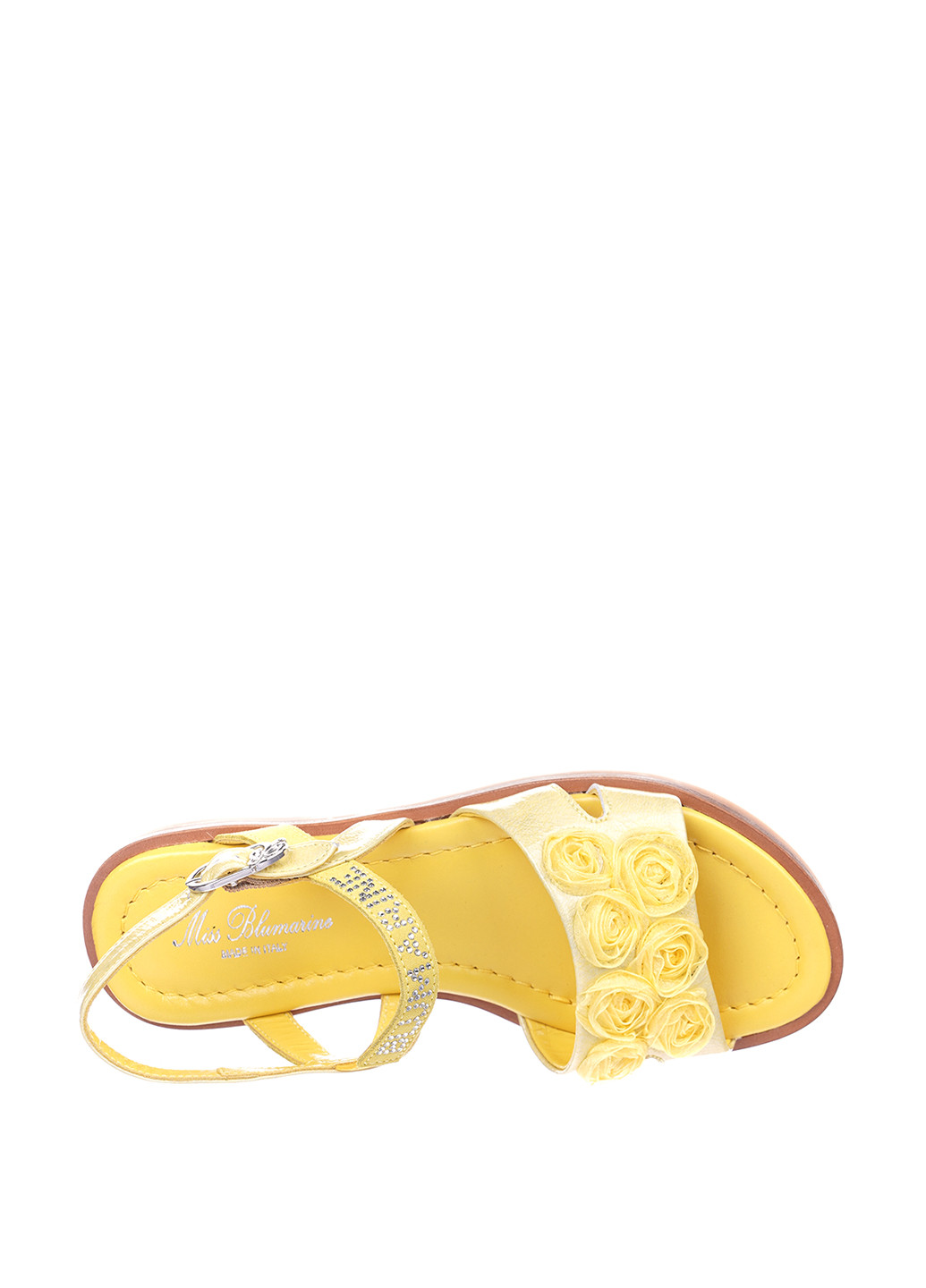 Желтые кэжуал сандалии Blumarine с ремешком