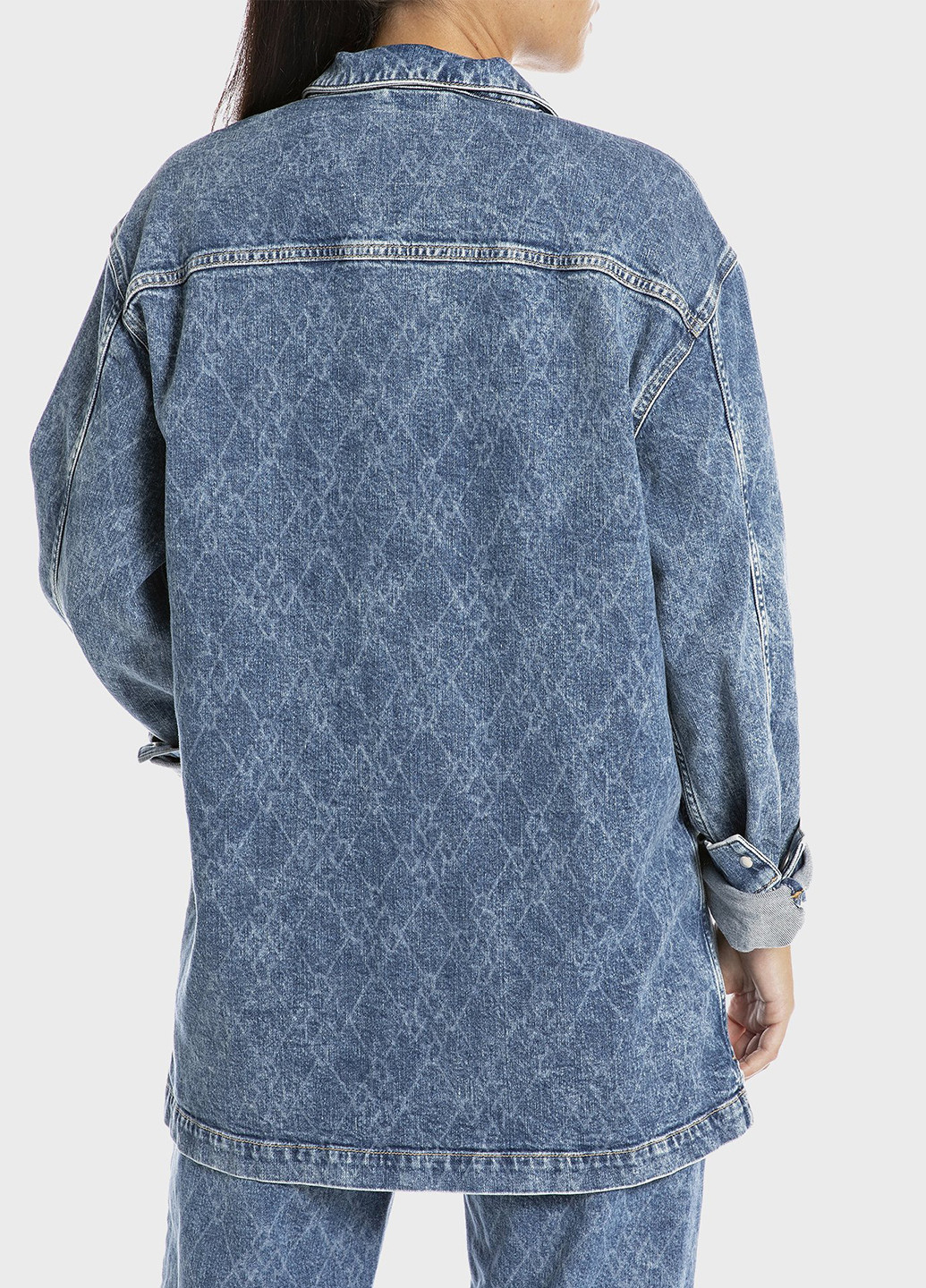 Синяя летняя куртка Replay