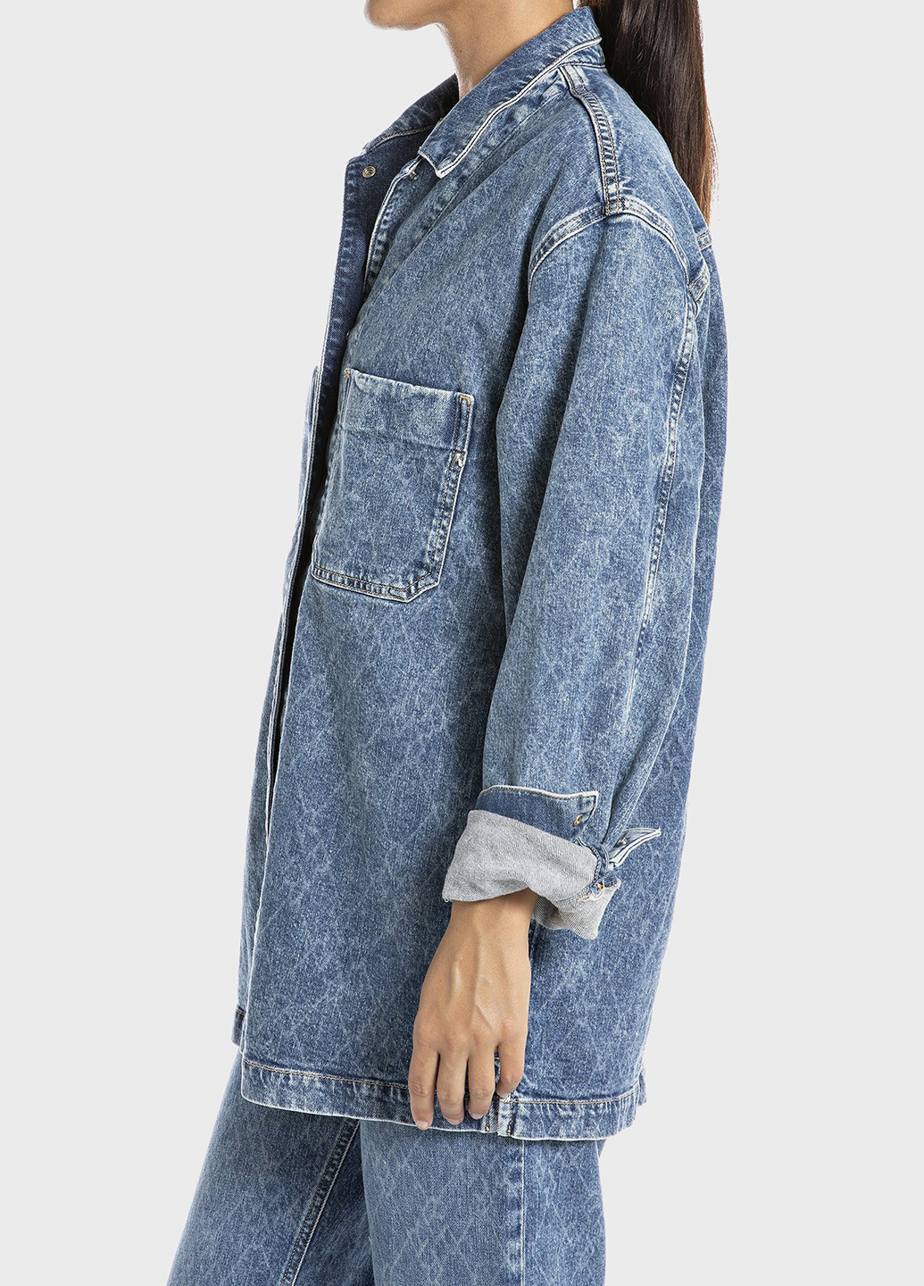 Синяя летняя куртка Replay