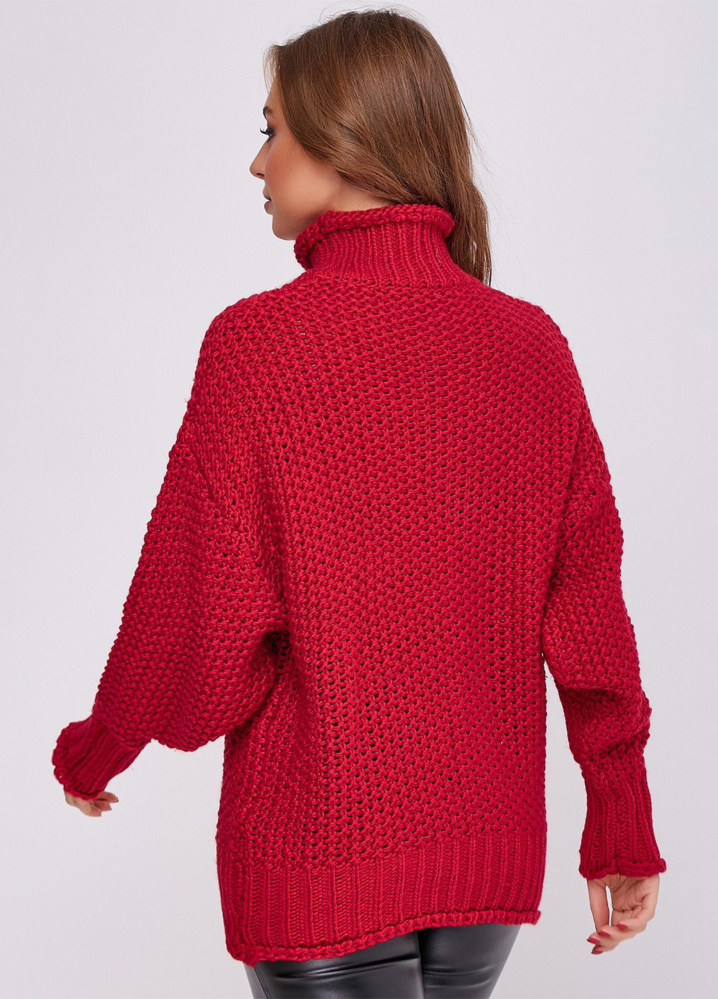 Красный зимний свитер ST-Seventeen