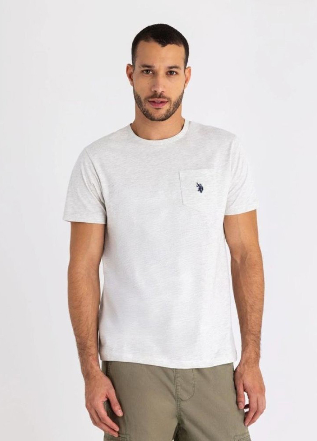 Світло-сіра футболка U.S. Polo Assn.