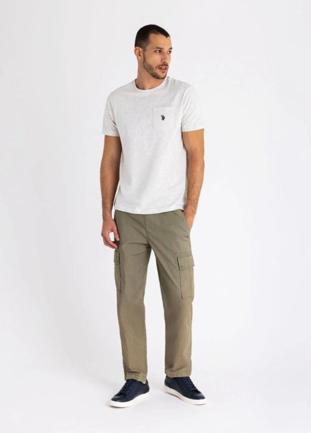 Світло-сіра футболка U.S. Polo Assn.