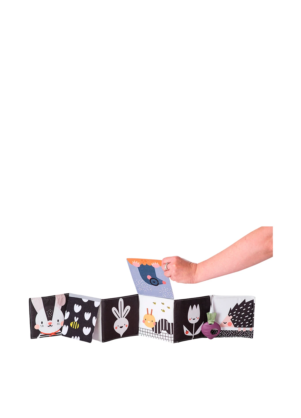 Развивающая книжка-раскладушка Зайчики, 26х27х4 см Taf Toys (257257525)